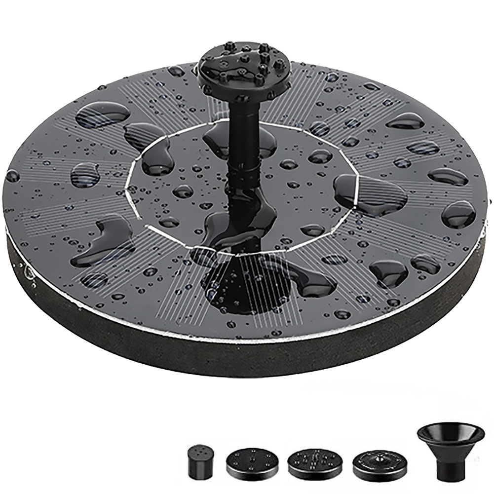 1W Solar Powered Fountain Pump - Floating Solar Fountain Water Pump ulasan dan harga