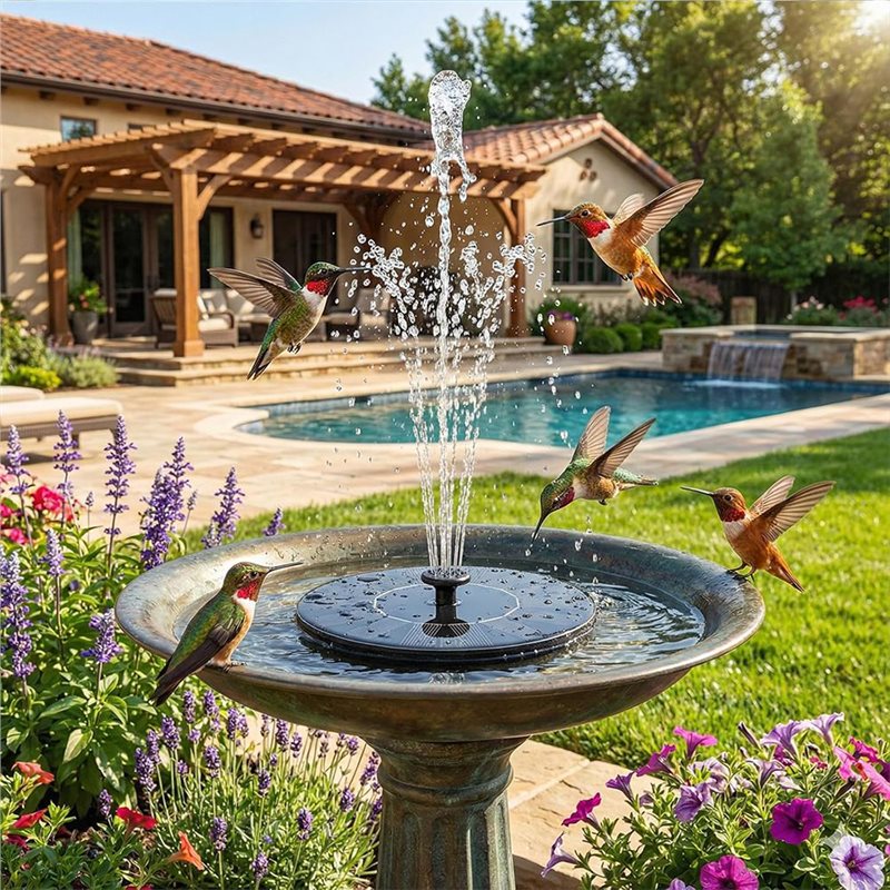 Hot Sale-Solar Fountain Floati - Floating Solar Fountain Water Pump ulasan dan harga