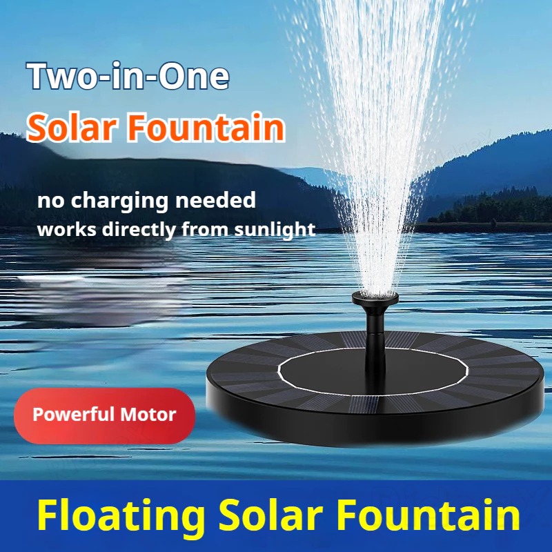 Solar Fountain Pump, 13cm | No - Floating Solar Fountain Water Pump ulasan dan harga