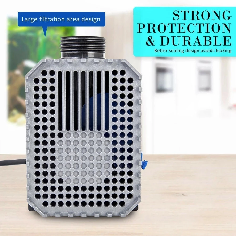1pc CN Plug Ultra Quiet Submer - Submersible Pond Pump 5000L H ulasan dan harga