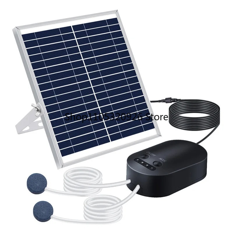 15W Solar Air Pump Bubbler Hos - Solar Pond Aerator Oxygen Pump ulasan dan harga