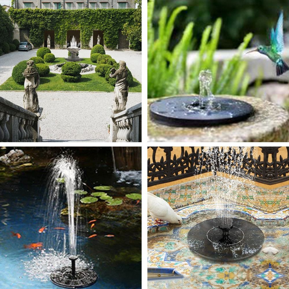Energy-saving Solar Fountain P - Floating Solar Fountain Water Pump ulasan dan harga