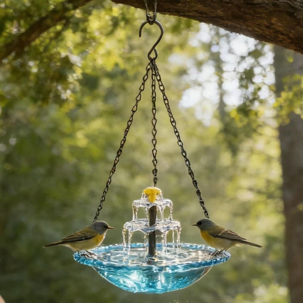 Creative Solar Bird Bath House - Floating Solar Fountain Water Pump ulasan dan harga