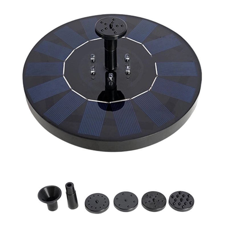 B08B-No Battery Solar Fountain - Floating Solar Fountain Water Pump ulasan dan harga