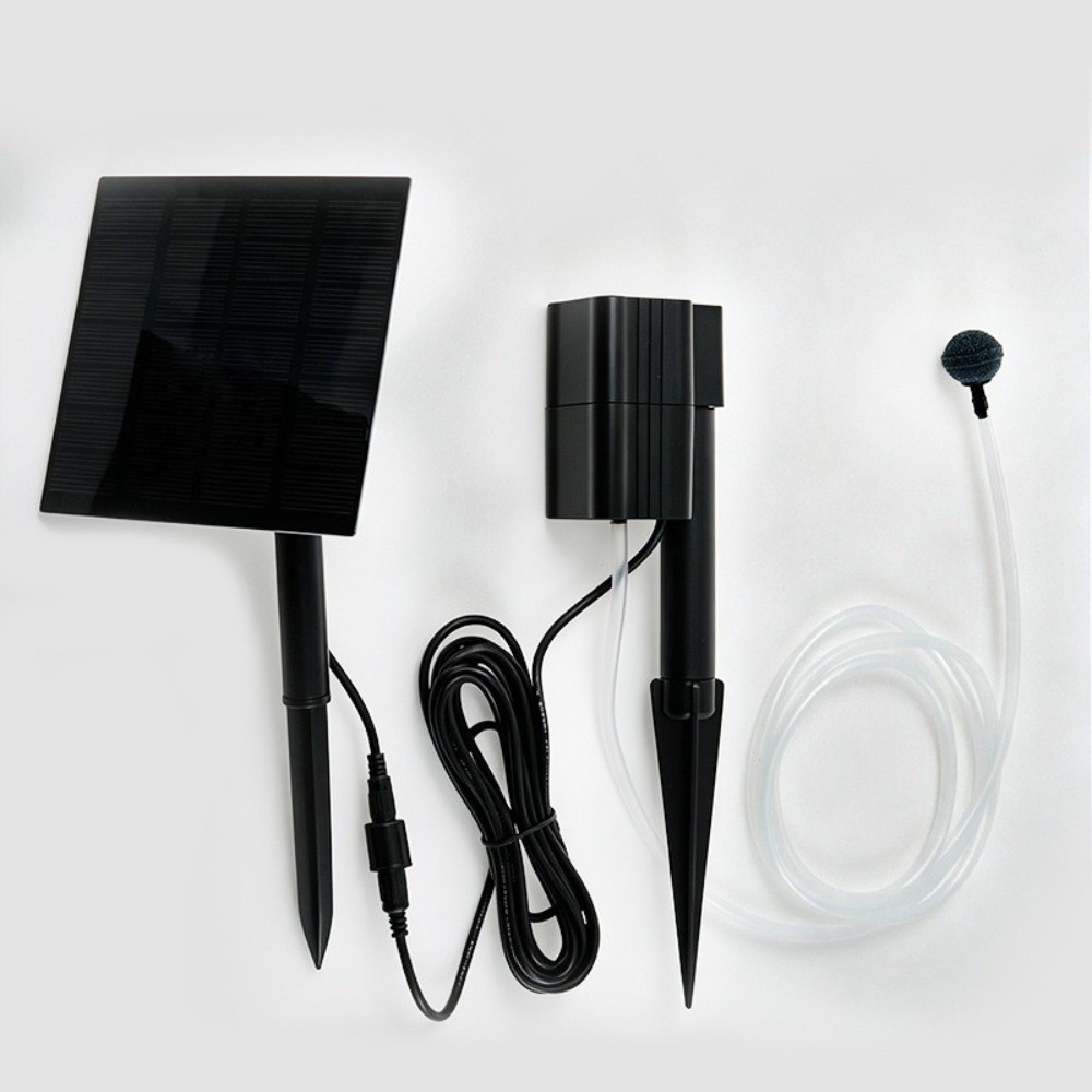 Oxygenator Low Noise Solar Pow - Solar Pond Aerator Oxygen Pump ulasan dan harga