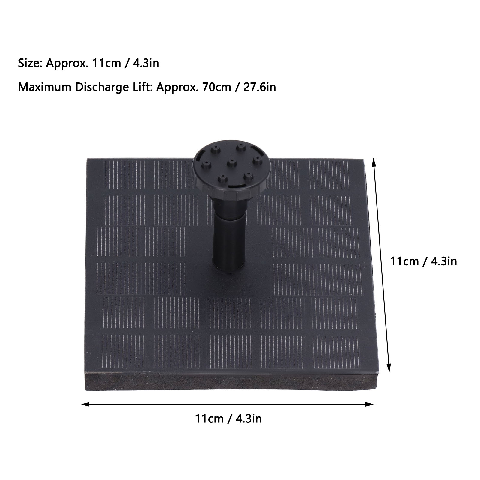 Solar Fountain Kit 7V 1.4W Mon - Floating Solar Fountain Water Pump ulasan dan harga
