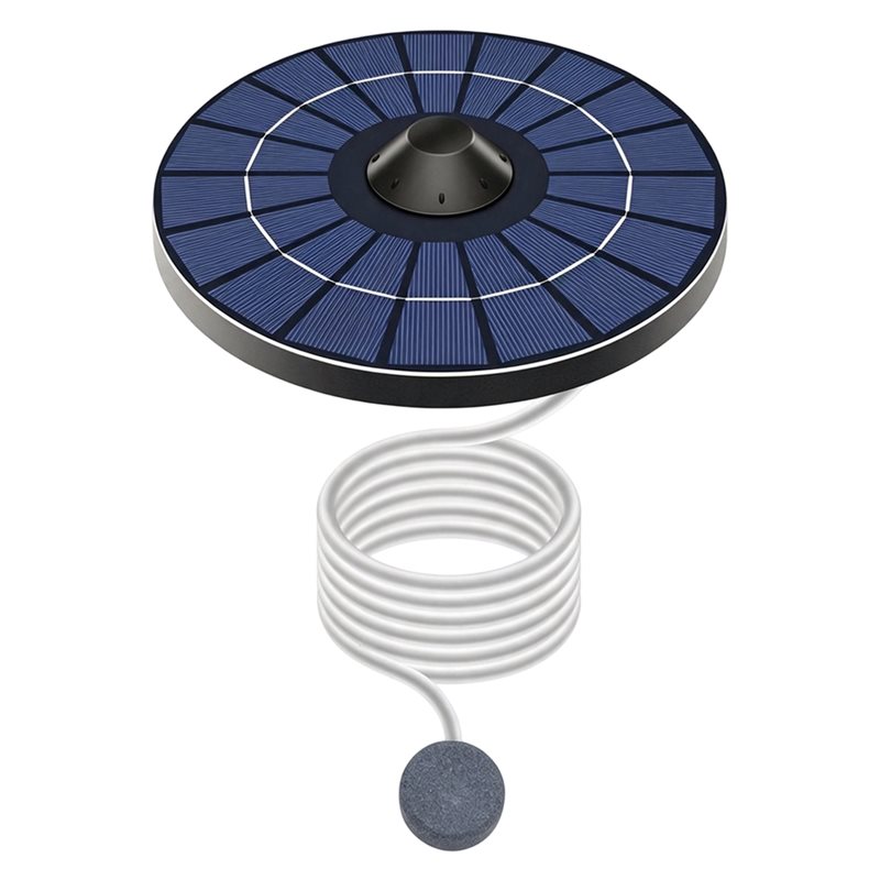 A84E-Fish Tank Oxygenator Sola - Solar Pond Aerator Oxygen Pump ulasan dan harga
